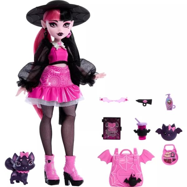 Monster High Draculaura Fashion Doll with Pet Count Fabulous and Accessories NEW NRFB - Image 3