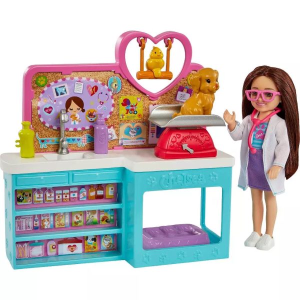 HGT12 Barbie Chelsea Can Be Doll Vet Play Set - Image 8
