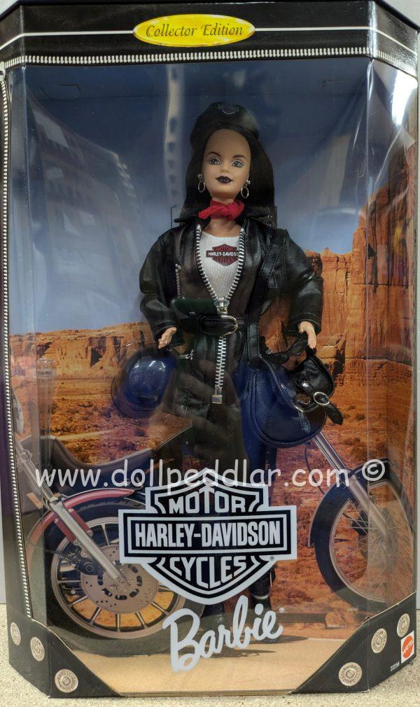 22256 Harley-Davidson Barbie #3 Brunette NRFB - Image 4