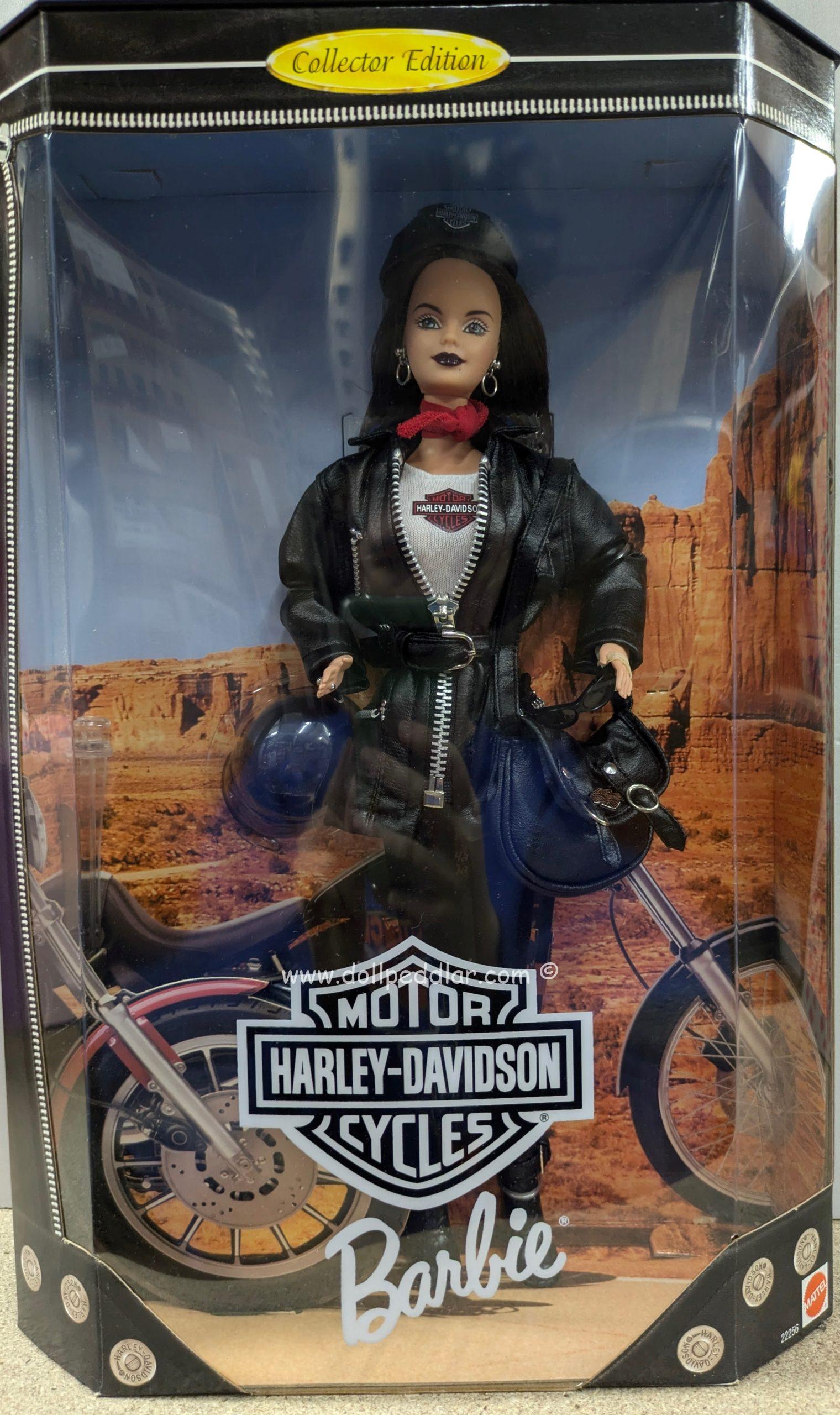 22256 Harley-Davidson Barbie #3 Brunette NRFB - Image 4