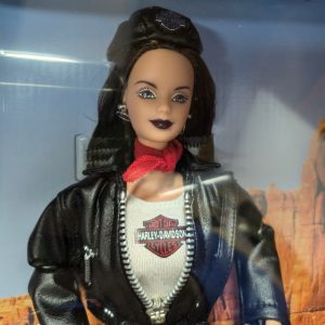 Harley Davidson weirldy Barbie Brunette Doll