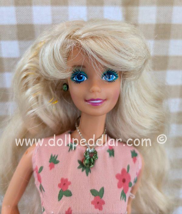 Barbie Dressed in Pink Flower Dress - Image 4