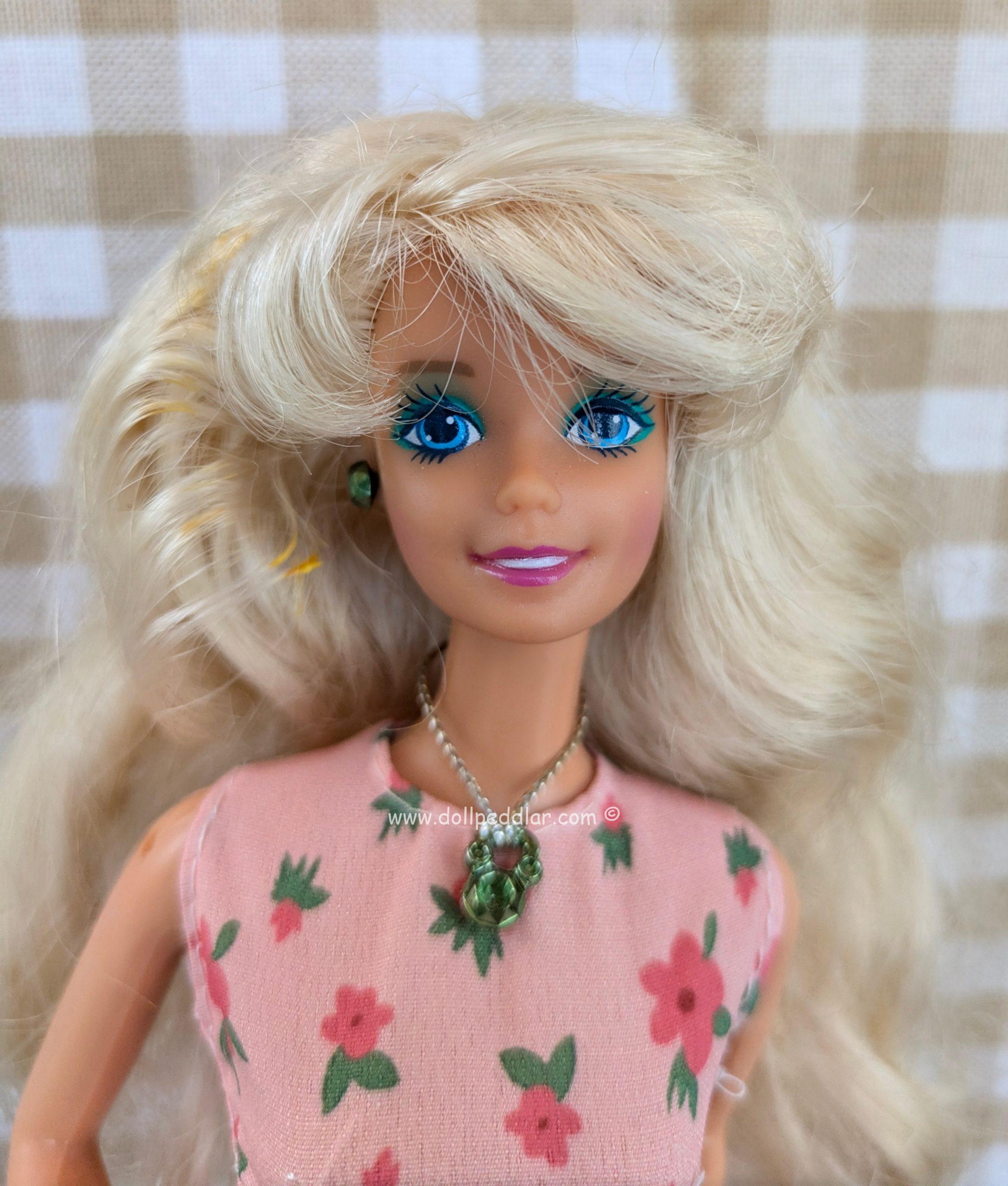 Barbie Dressed in Pink Flower Dress - Image 4