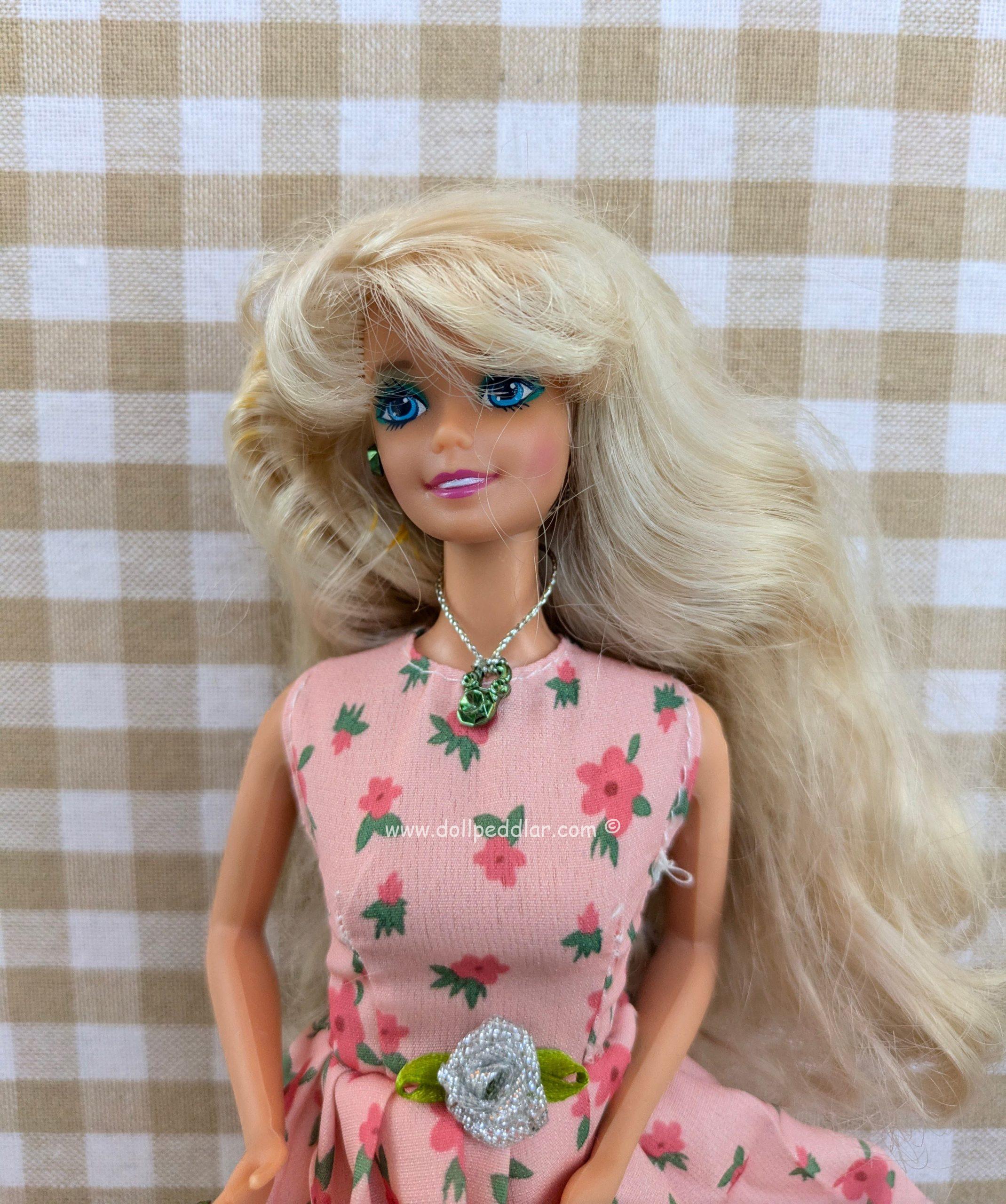 Barbie Dressed in Pink Flower Dress - Image 5