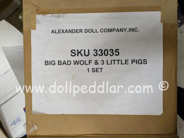 Alexander Doll CompanyBig Bad Wolf & 3 Little Pigs #33035. NRFB in SHIPPER - Image 3