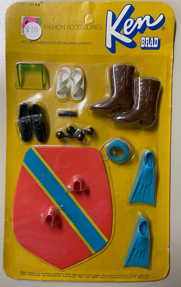 #3384 Vintage Beach Beat Ken Fashion Accessories NEW IN PACKAGE