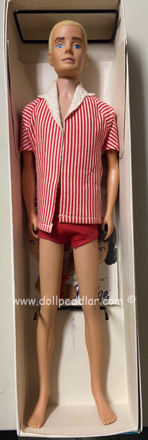 #750 1961 Vintage Ken Flocked Blonde Hair