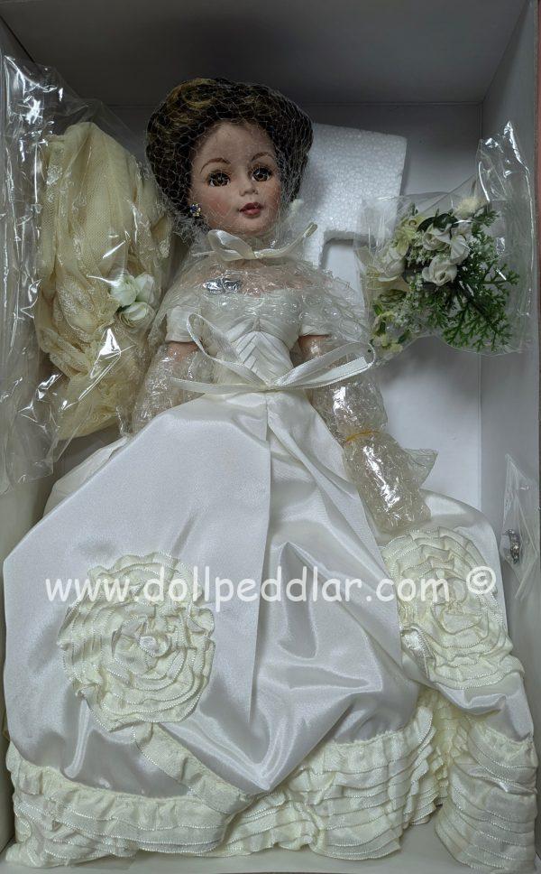 Jacqueline Kennedy Bride 14" Porcelain Doll NRFB in Shipper