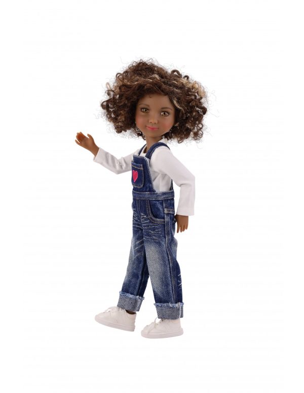 Ruby Red Fashion Friends Dungaree Day Outfit for 14.5" Dolls - Image 3