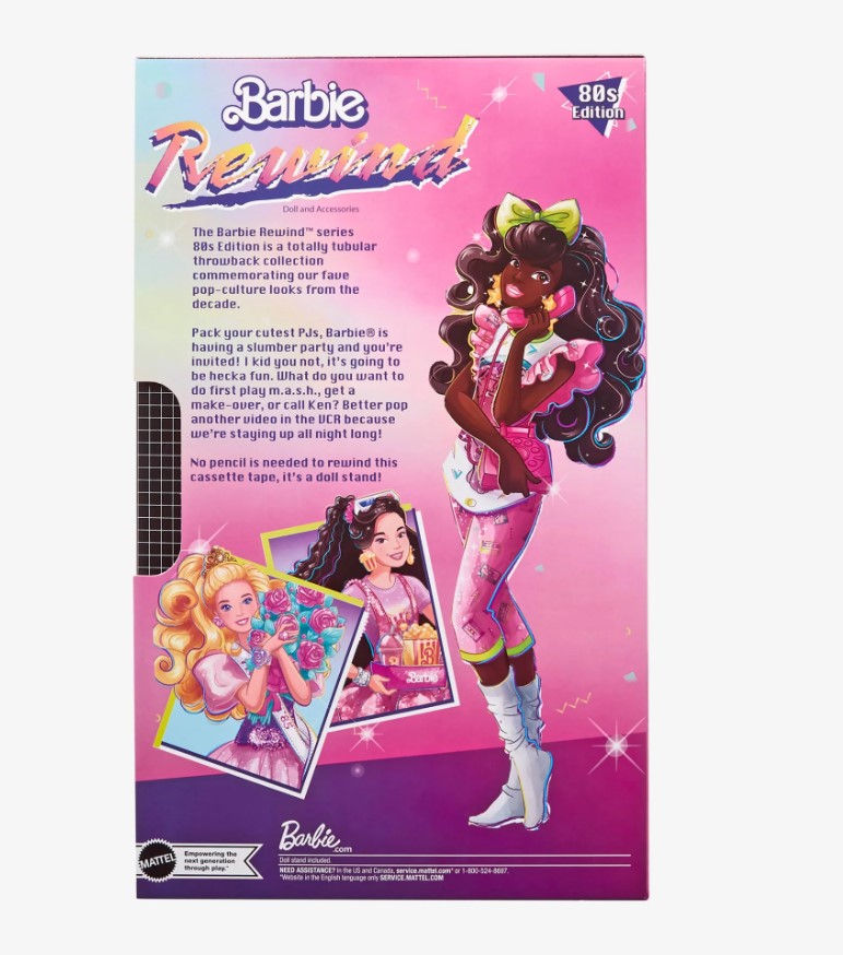 HJX19 Barbie Rewind 80s Edition Slumber Party – Doll Peddlar