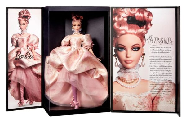 A "Tribute to Fashion" Barbie Doll,  First in New Series,  NRFB GOLD LABEL - Image 9