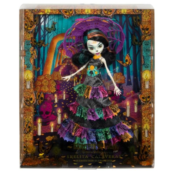 Monster High Skelita Calaveras Dia de Muertos 2024 Doll NRFB in Shipper - Image 7