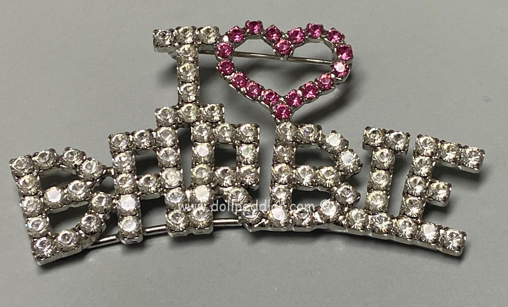 “I Love Barbie” Pin – Doll Peddlar