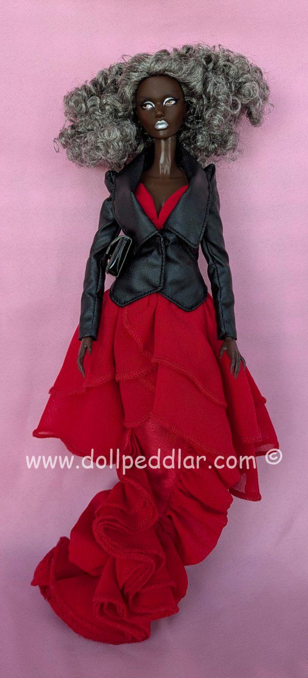 Integrity Fashion Doll Dressed in SK Couture Red Dress Set 12" Doll - Image 7