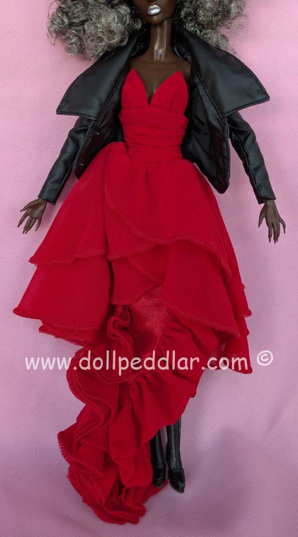 Integrity Fashion Doll Dressed in SK Couture Red Dress Set 12" Doll - Image 6