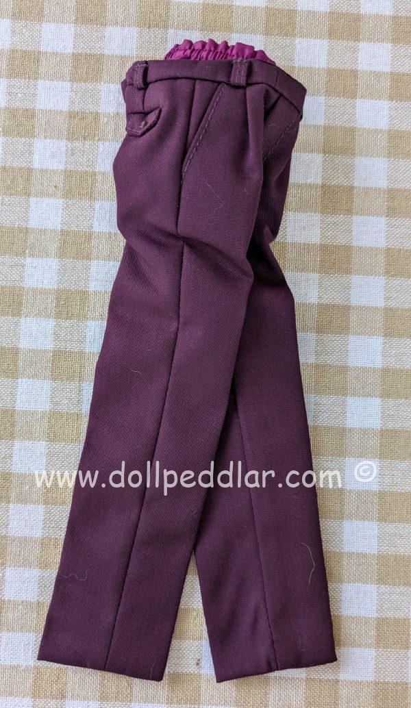 Integrity Fashion Dark Purple Pants fits 12" Dolls - Image 4