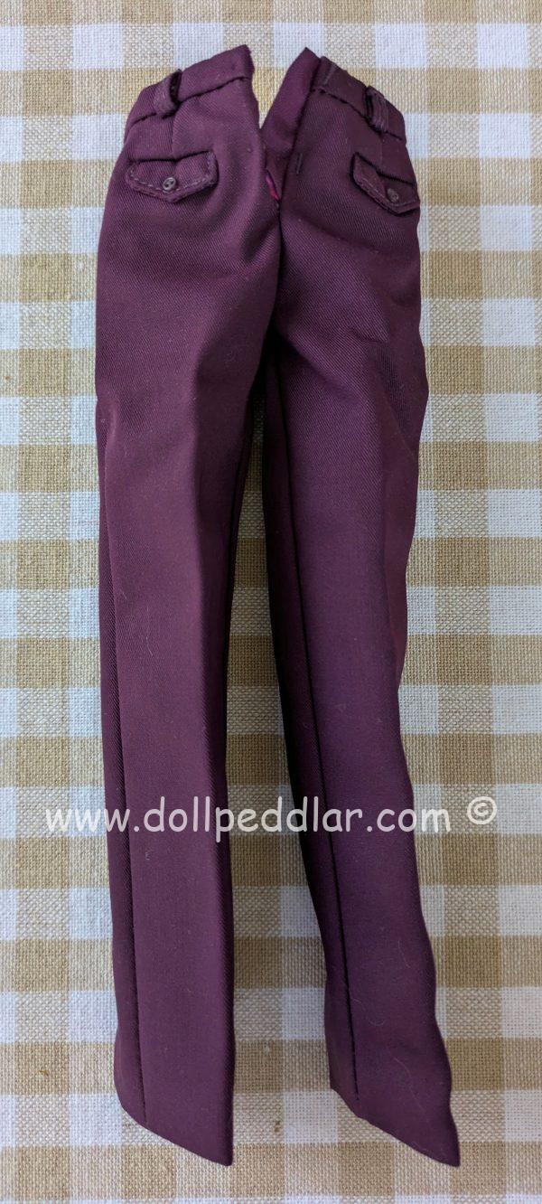 Integrity Fashion Dark Purple Pants fits 12" Dolls - Image 2
