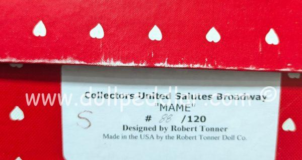 American Model 19" Mame 88/120 Collectors United Exc Signed NRFB - Image 5