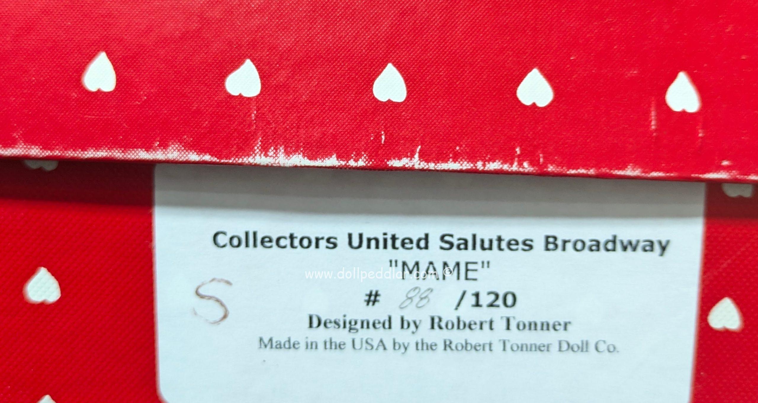 American Model 19" Mame 88/120 Collectors United Exc Signed NRFB - Image 5