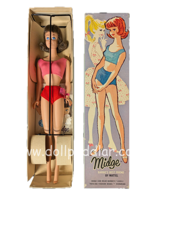 #860 Vintage Midge Doll Brunette Mint & Complete in Box - Image 7