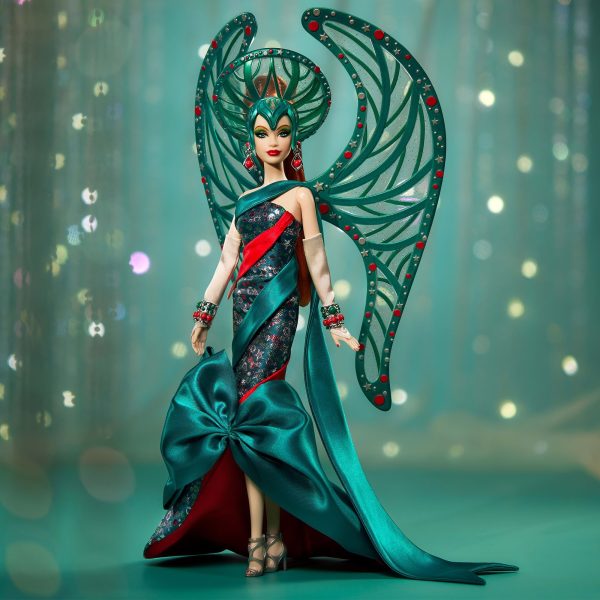 HRM70 Bob Mackie Holiday Angel Barbie (3rd Holiday Angel) - Image 3