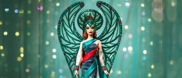 HRM70 Bob Mackie Holiday Angel Barbie (3rd Holiday Angel) - Image 6