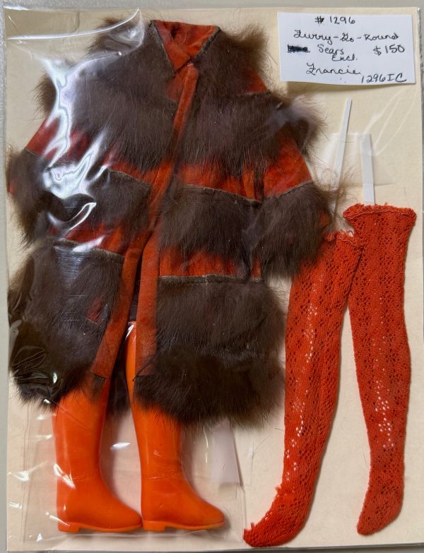 #1296 Vintage Furry Go Round Francie Fashion (Sears Exclusive) INCOMPLETE
