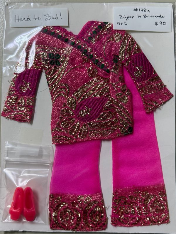 #1786 Vintage Bright 'n Brocade Francie Fashion MINT/COMPLETE