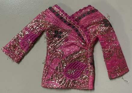 #1786 Vintage Bright 'n Brocade Francie Fashion (Not Original Shoes) - Image 2