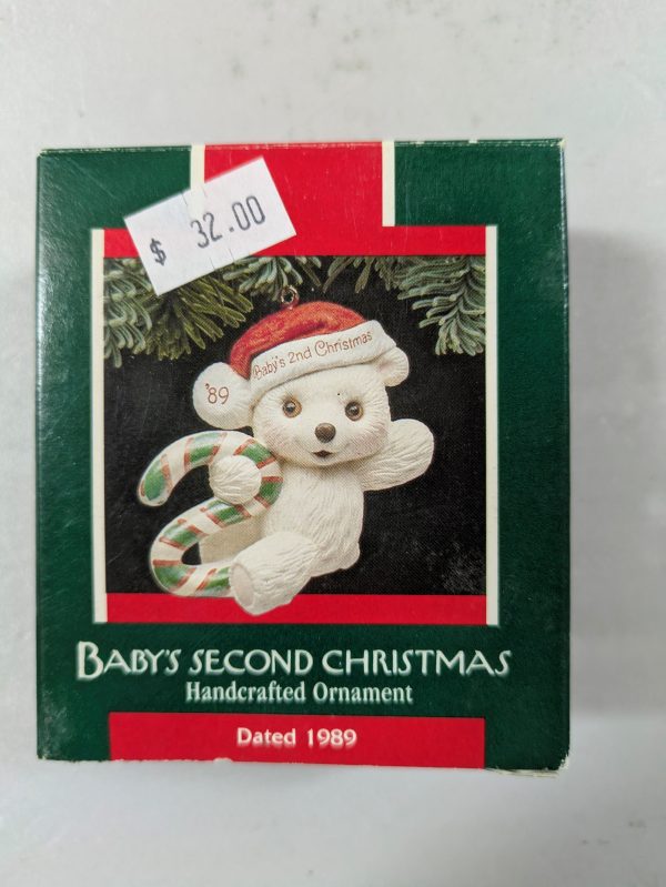 Hallmark Ornament Baby's Second Christmas 1989