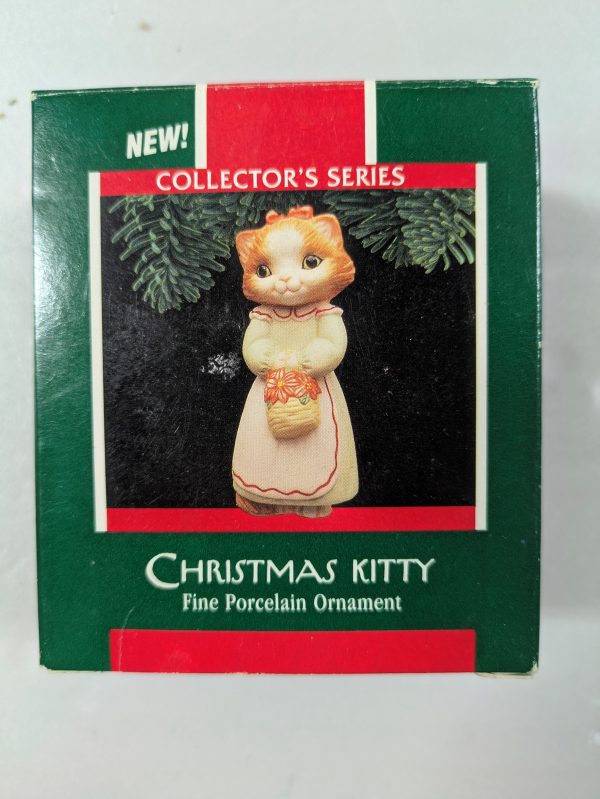 Hallmark Ornament Christmas Kitty 1989 - Image 2