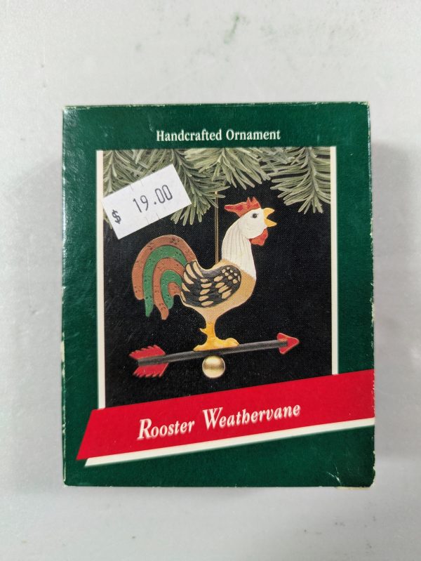 Hallmark Ornament Rooster Weathervane 1989