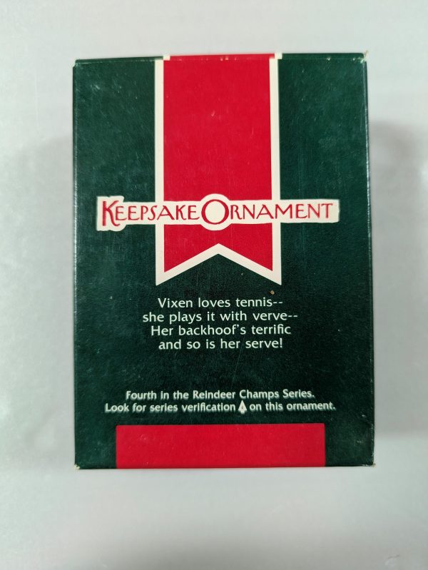 Hallmark Ornament Reindeer Champs Vixen 1989 - Image 3