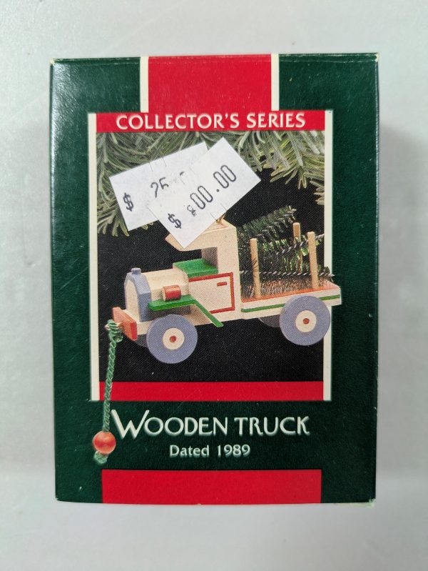 Hallmark Ornament Wooden Truck 1989