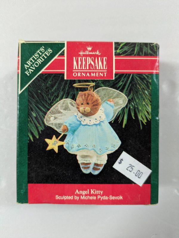 Hallmark Ornament Angel Kitty 1990