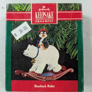Hallmark Ornament Bearback Rider 1990