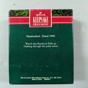 Hallmark Ornament Bearback Rider 1990