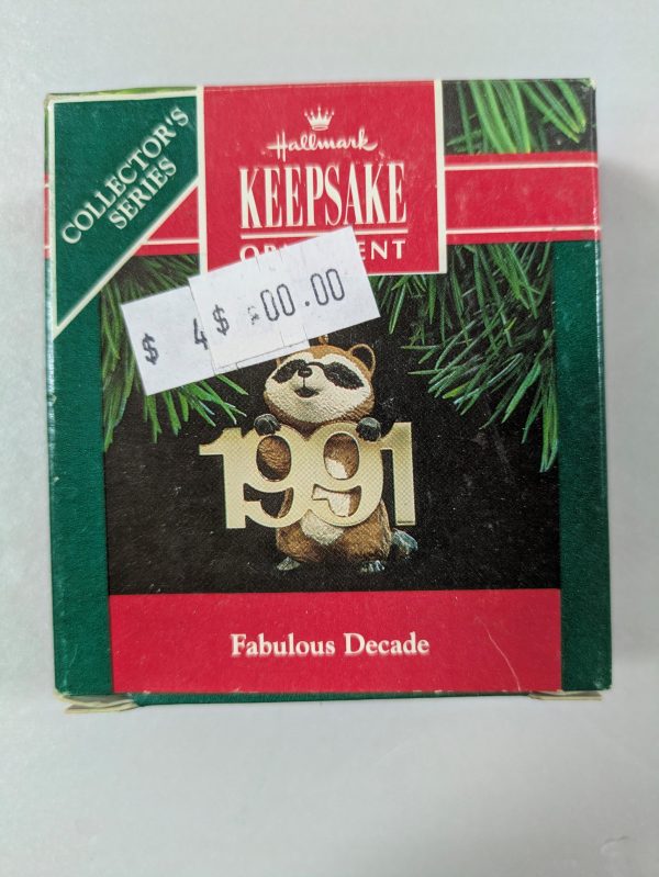 Hallmark Ornament Fabulous Decade 1991