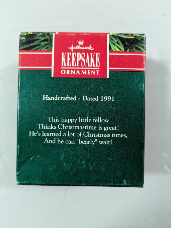 Hallmark Ornament Notes of Cheer 1991 - Image 3