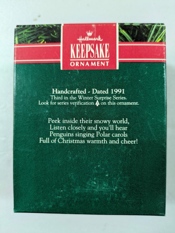 Hallmark Ornament Winter Surprise 1991 - Image 3
