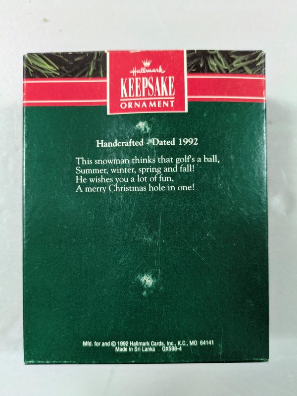 Hallmark Ornament Golf's A Ball 1992 - Image 3