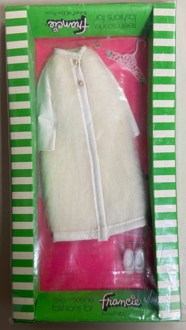 #3455 Vintage Frosty Fur Francie Fashion NRFB