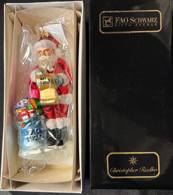 Christopher Radko FAO Exclusive 1920 Santa (Small Hole)