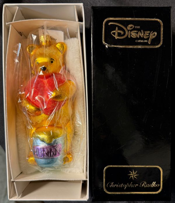 1997 Christopher Radko Disney Valentine's Day Pooh (Disney Catalog Exclusive) MIB