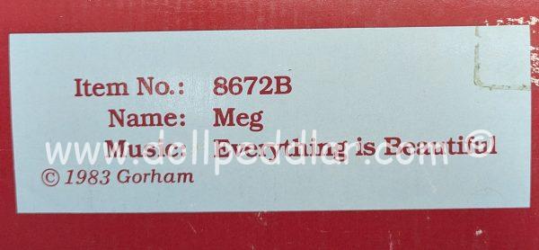 Meg from Little Women Porcelain Doll by Gorham Doll 18" NRFB - Image 6