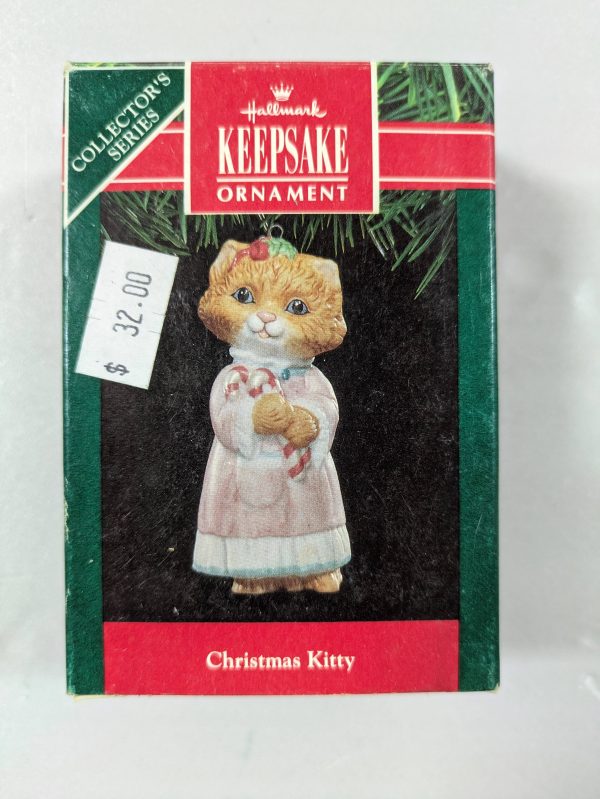 Hallmark Ornament Christmas Kitty 1991 - Image 2