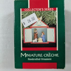 Hallmark Ornament Miniature Creche 1989