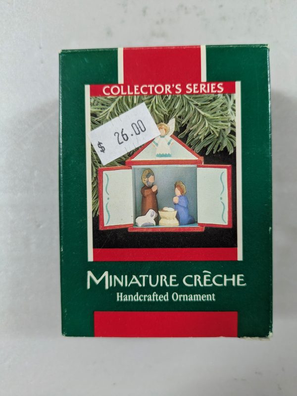 Hallmark Ornament Miniature Creche 1989