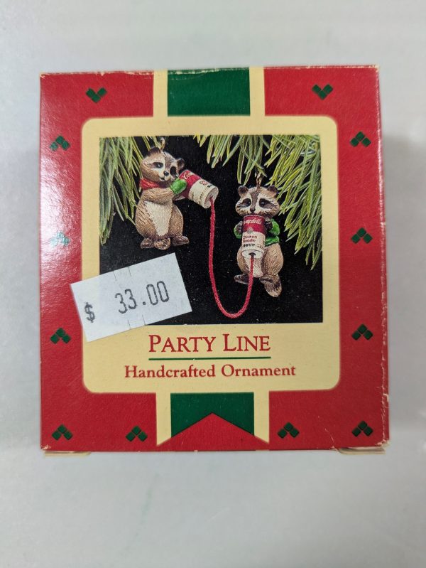 Hallmark Ornament Party Line 1988