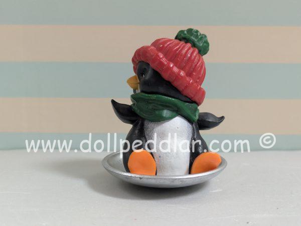1981 Vintage Merry Miniatures Sledding Penguin - Image 2